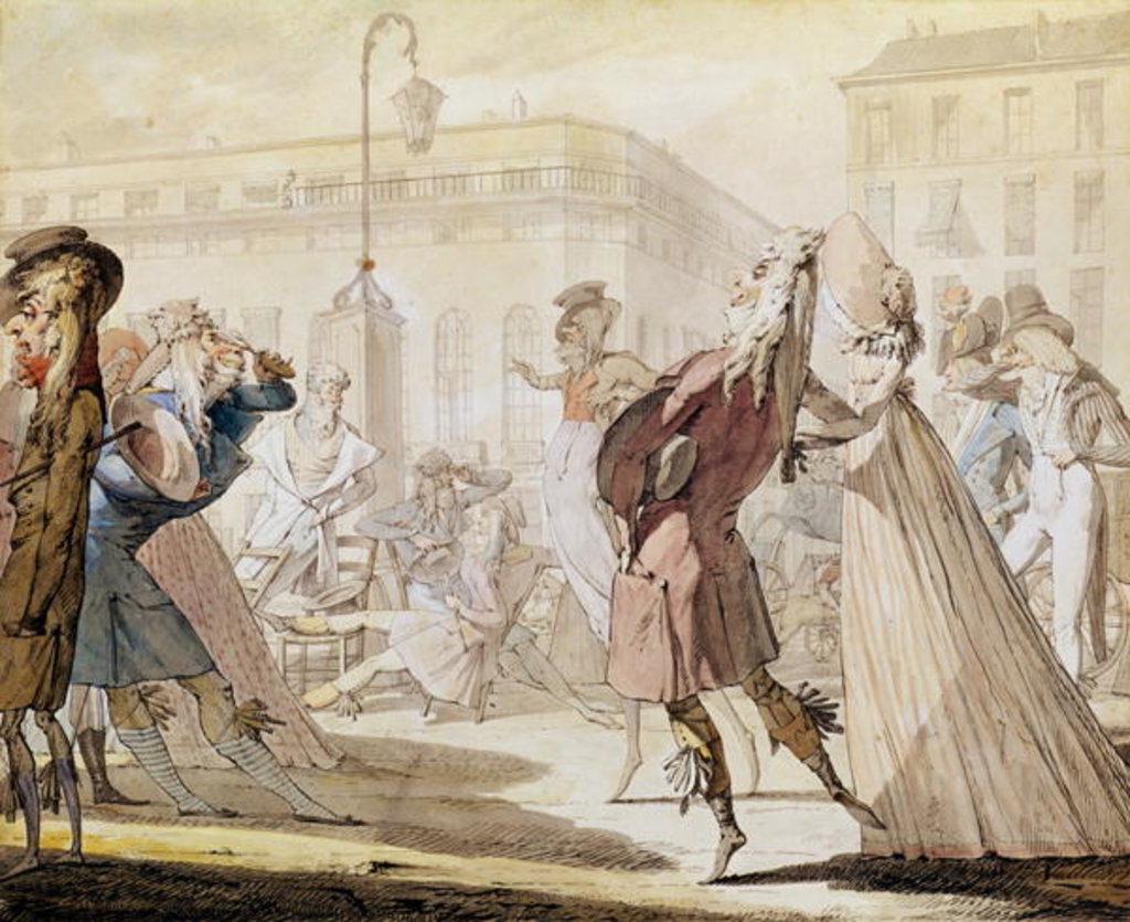Detail of Le Petit Coblentz by Jean-Baptiste Isabey