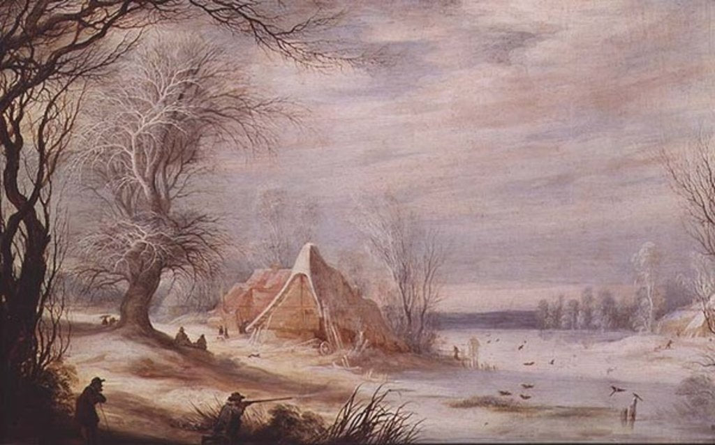 Detail of Winter Landscape by Gysbrecht Lytens or Leytens