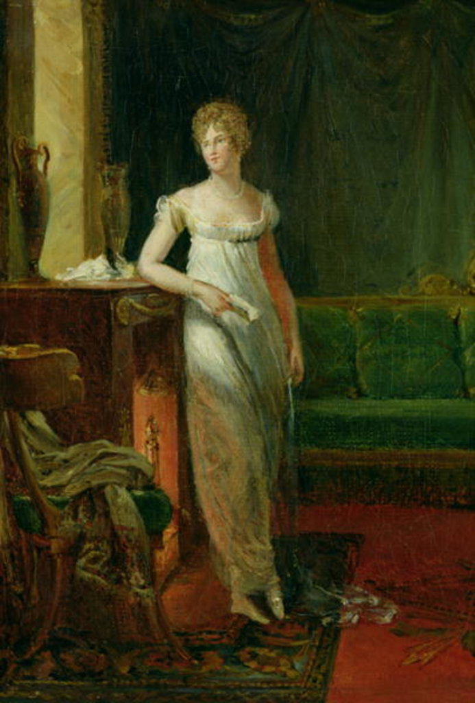 Detail of Catherine Worlee Duchess of Talleyrand-Perigord, 1805 by Francois Pascal Simon Baron Gerard