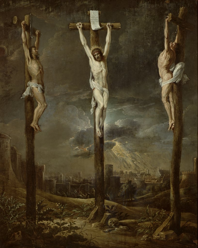 Detail of Calvary by David the Younger Teniers