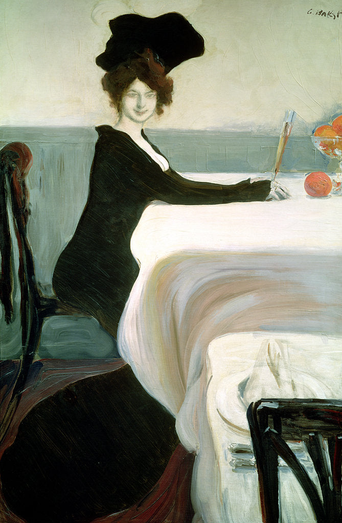 Detail of The Luncheon, 1902 by Leon Bakst