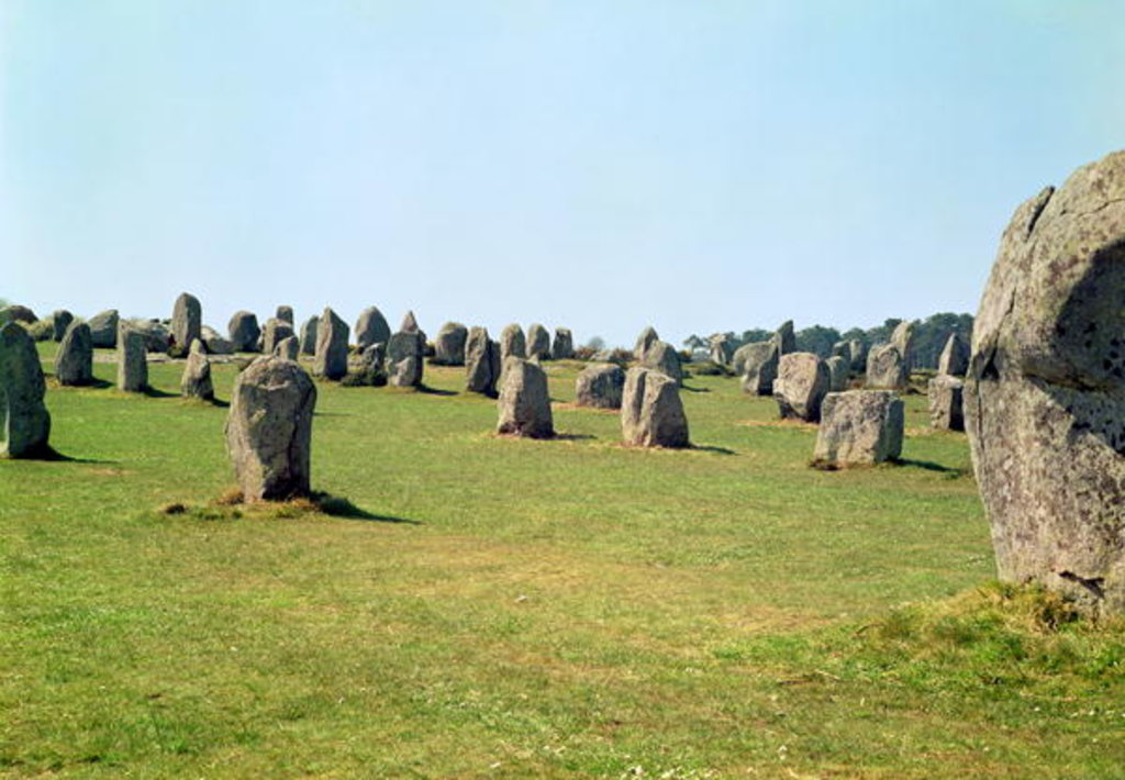 Detail of Alignment of standing stones, Megalithic Period, 4th-3rd millennium BC by Anonymous