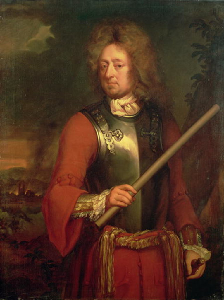 Detail of John Churchill Duke of Marlborough, after 1847 by Louis Coblitz
