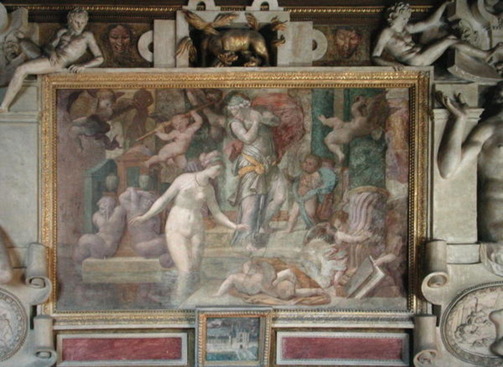 Detail of Venus at the Fountain by Giovanni Battista Rosso Fiorentino