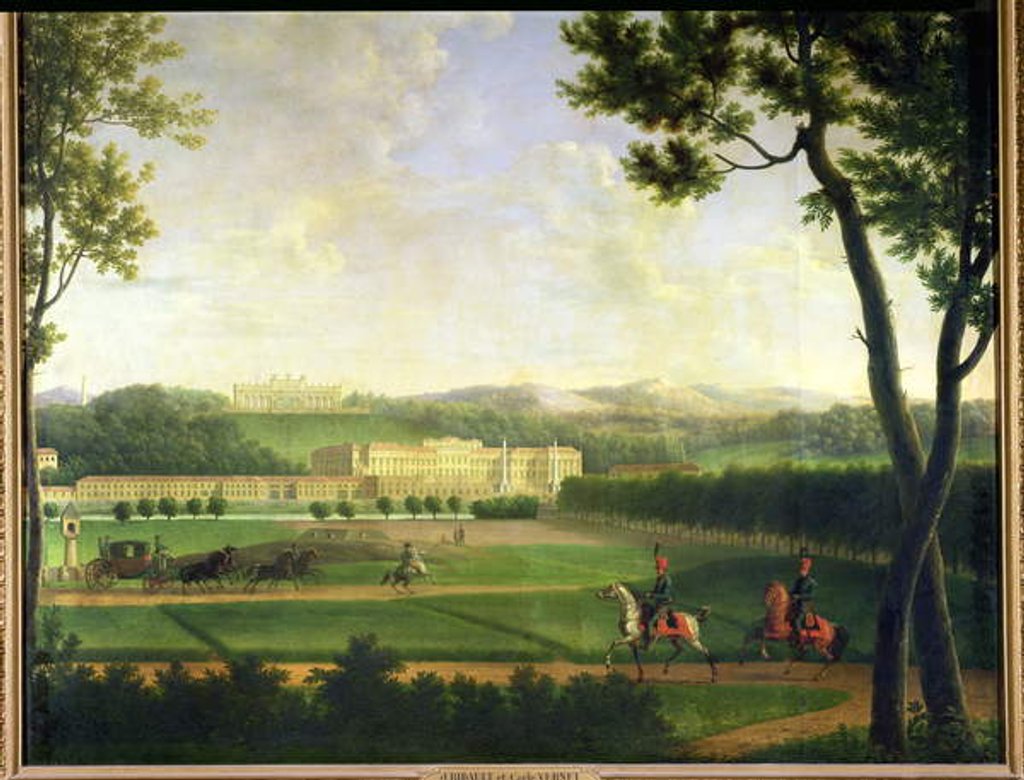 Detail of Schloss Schonbrunn, 1810 by Jean and Vernet Antoine (1758-1836) Bidauld
