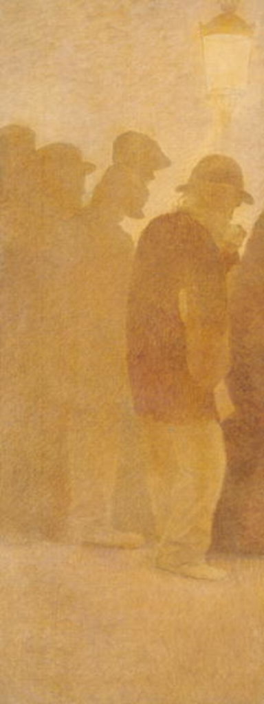 Detail of The Mouthful of Bread, Waiting in Line, study for 'Charity', 1892-1908 by Fernand Pelez