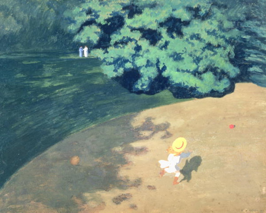 Detail of The Ball, 1899 by Felix Edouard Vallotton