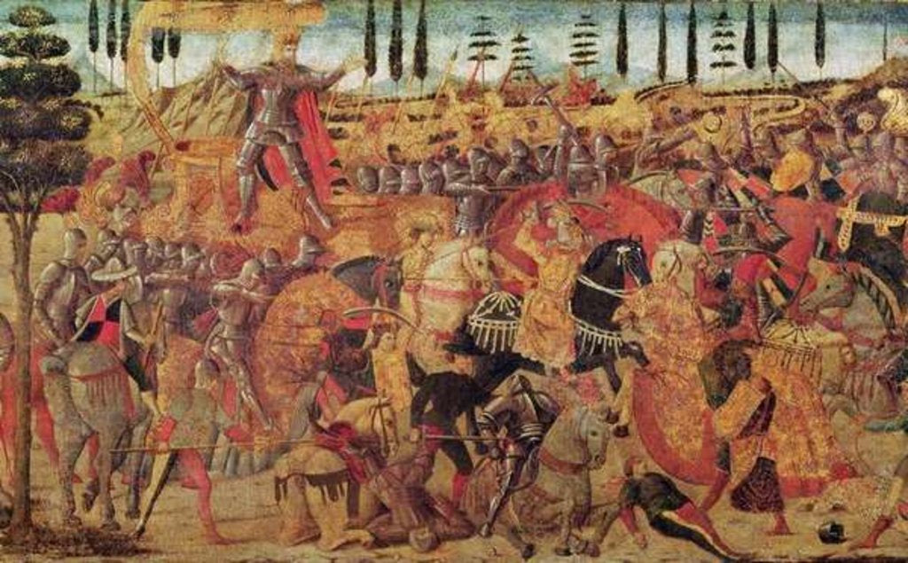 Detail of Battle between Darius and Alexander the Great by Italian School