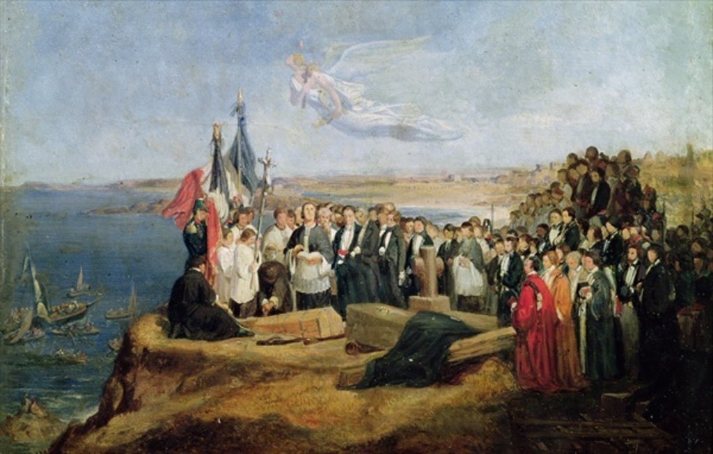 Detail of Burial of the Vicomte de Chateaubriand at Grand-Be, 19th July 1848 by Valentin Louis Doutreleau