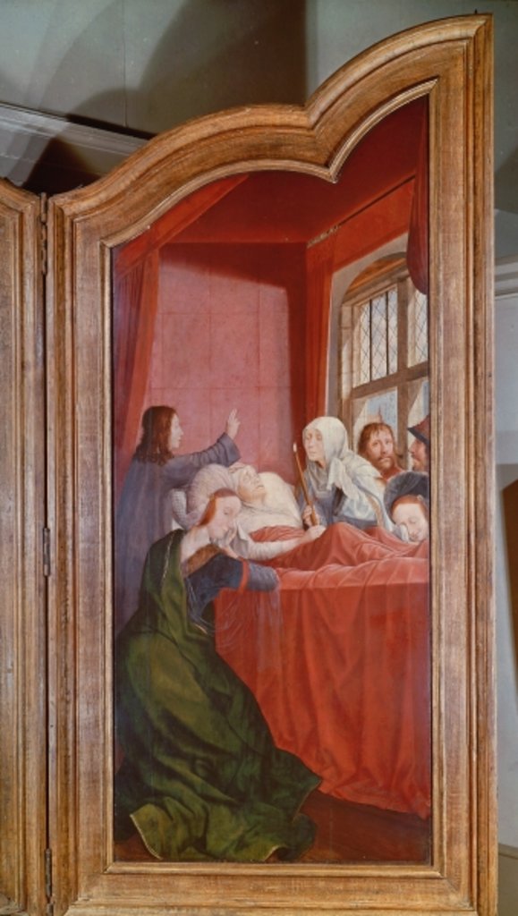 Detail of The Holy Kinship, or the Altarpiece of St. Anne by Quentin Massys or Matsys