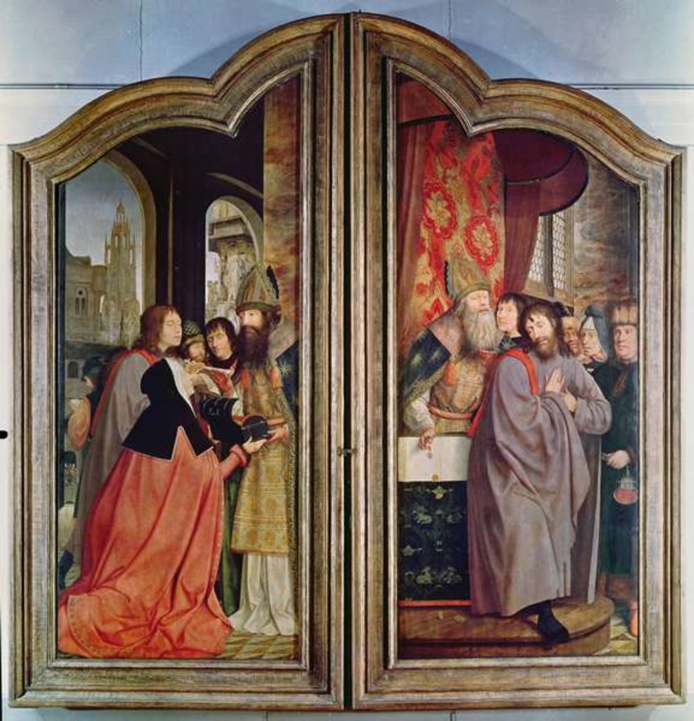 Detail of The Holy Kinship, or the Altarpiece of St. Anne by Quentin Massys or Matsys