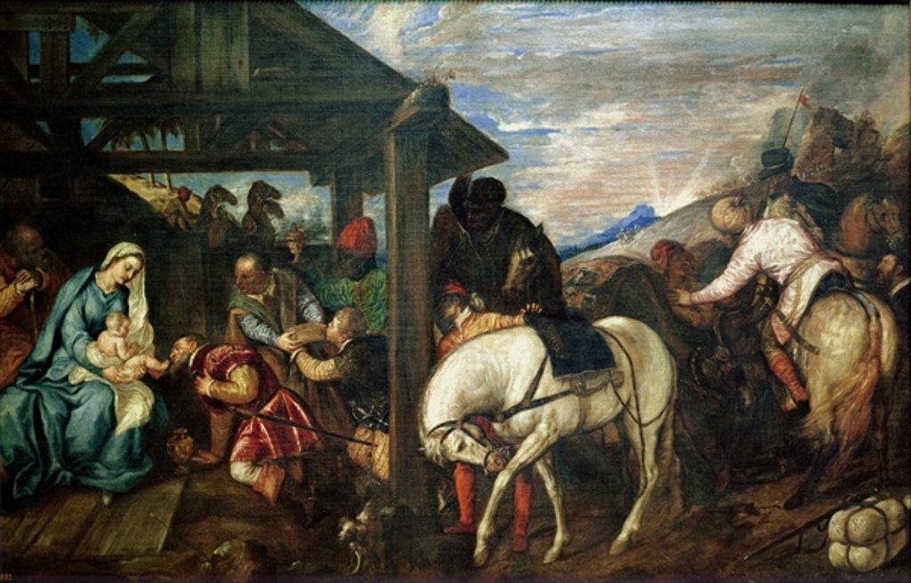 Detail of The Adoration of the Magi, c.1561 by Titian