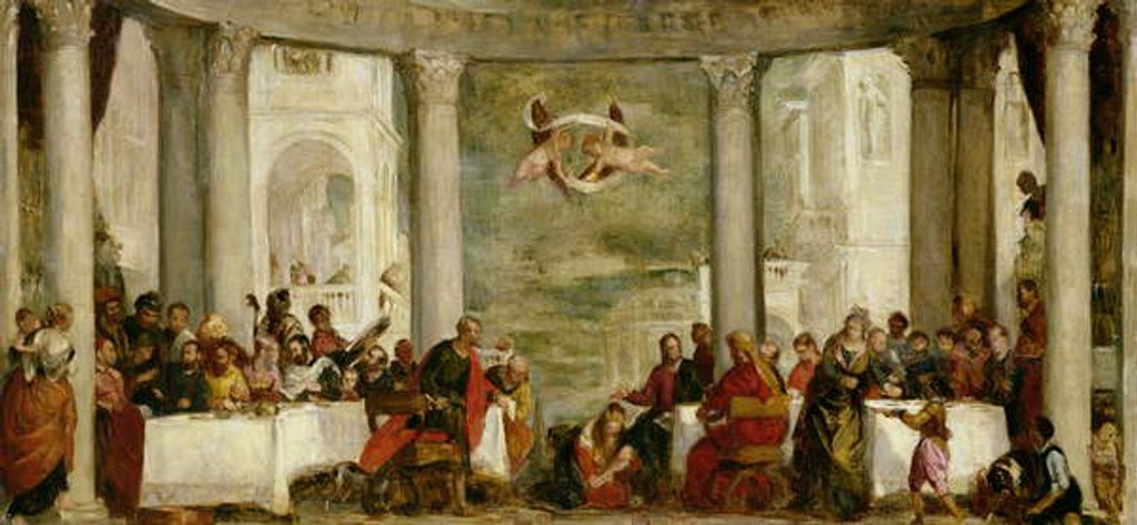 Detail of The Meal at the House of Simon the Pharisee, after a painting by Veronese 1860 by Berthe Morisot