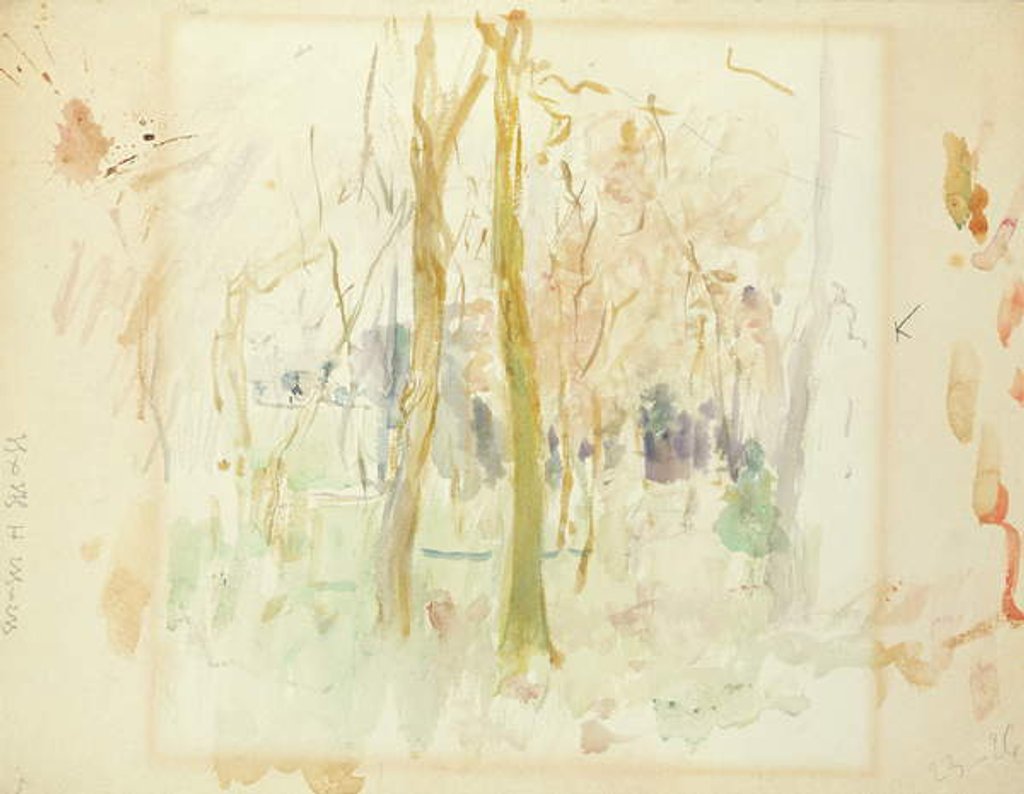 Detail of Red Trees, 1885 by Berthe Morisot