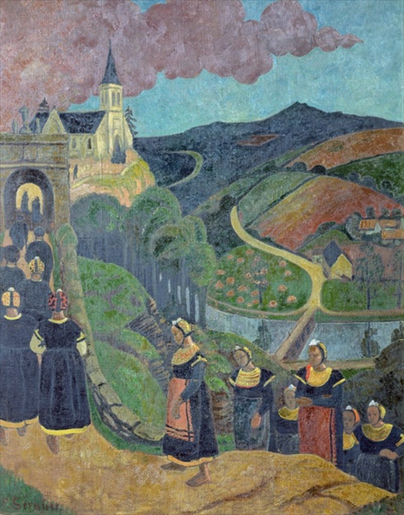 Detail of The Pardon of Notre-Dame-des-Portes at Chateauneuf-du-Faou, c.1894 by Paul Serusier