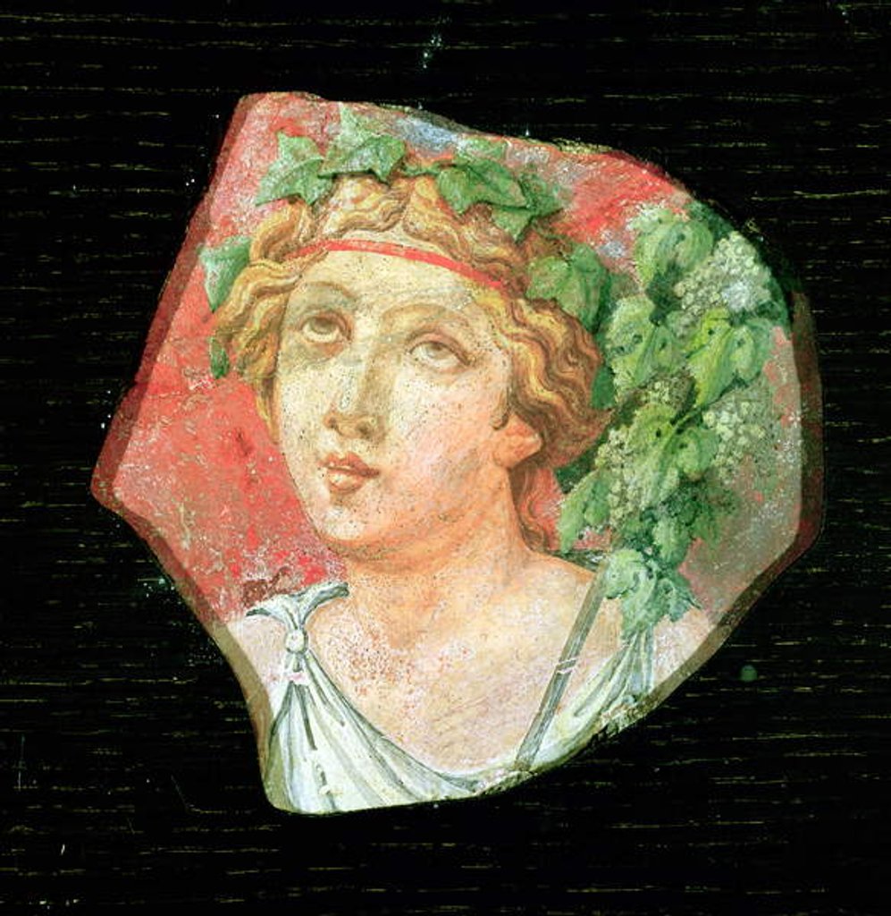 Detail of Head of a bacchante by Roman