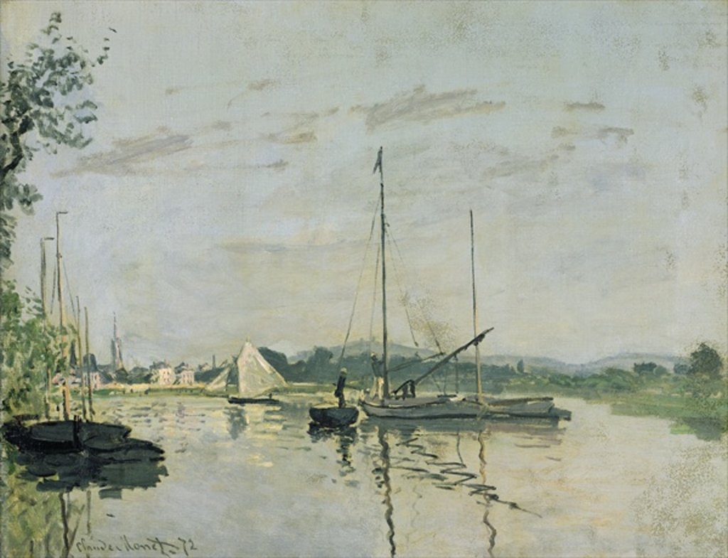 Detail of Argenteuil, 1872 by Claude Monet