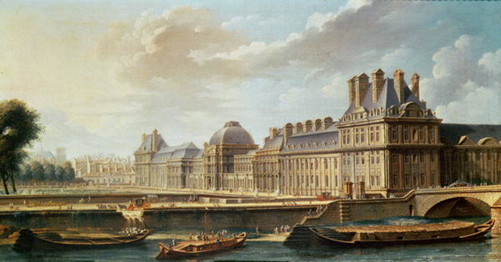 Detail of The Palace and Garden of the Tuileries, 1757 by Nicolas Raguenet