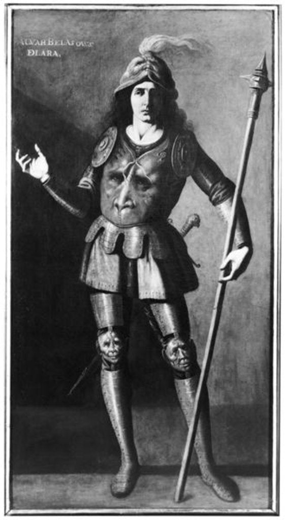 Detail of Alvar Velazquez de Lara, c.1635-40 by Francisco de (and studio) Zurbaran