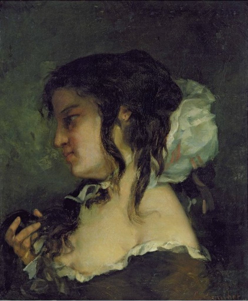 Detail of Reflection, c.1864-66 by Gustave Courbet