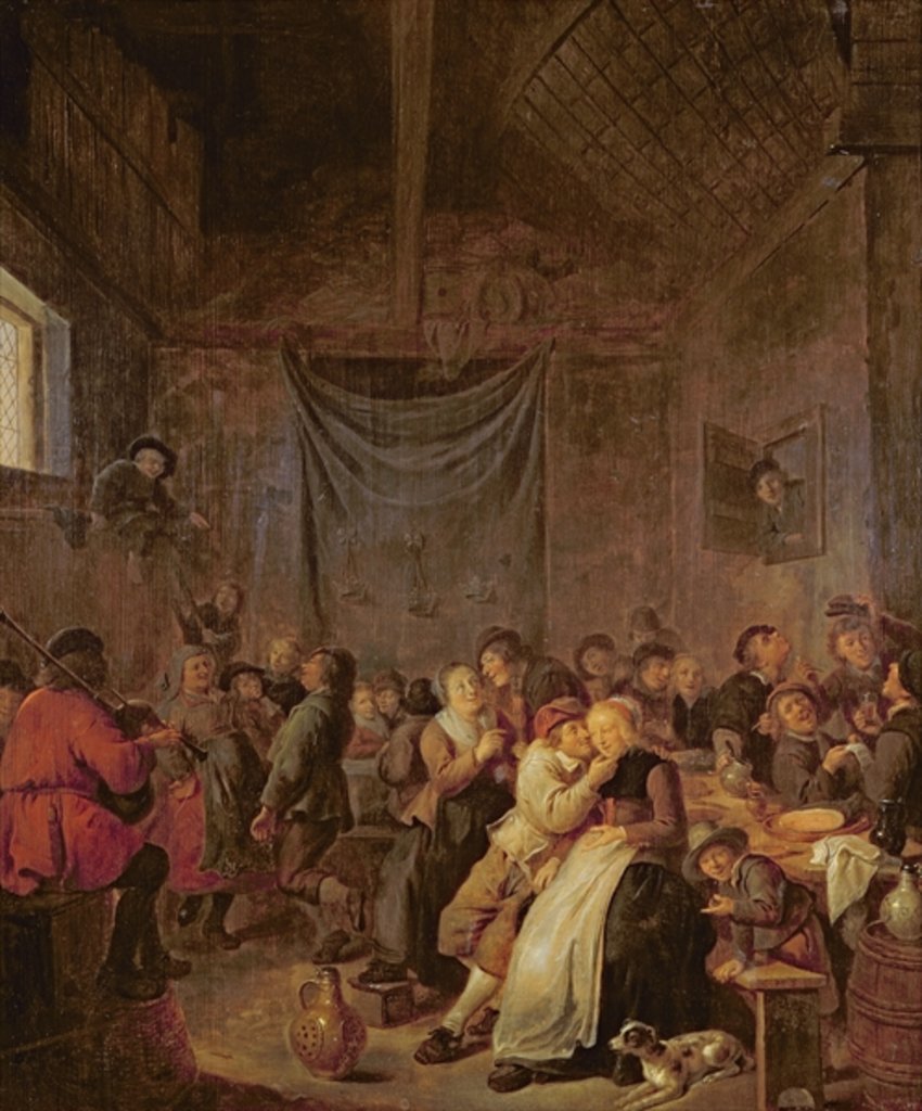 Detail of Twelfth Night by Jan Miense Molenaer