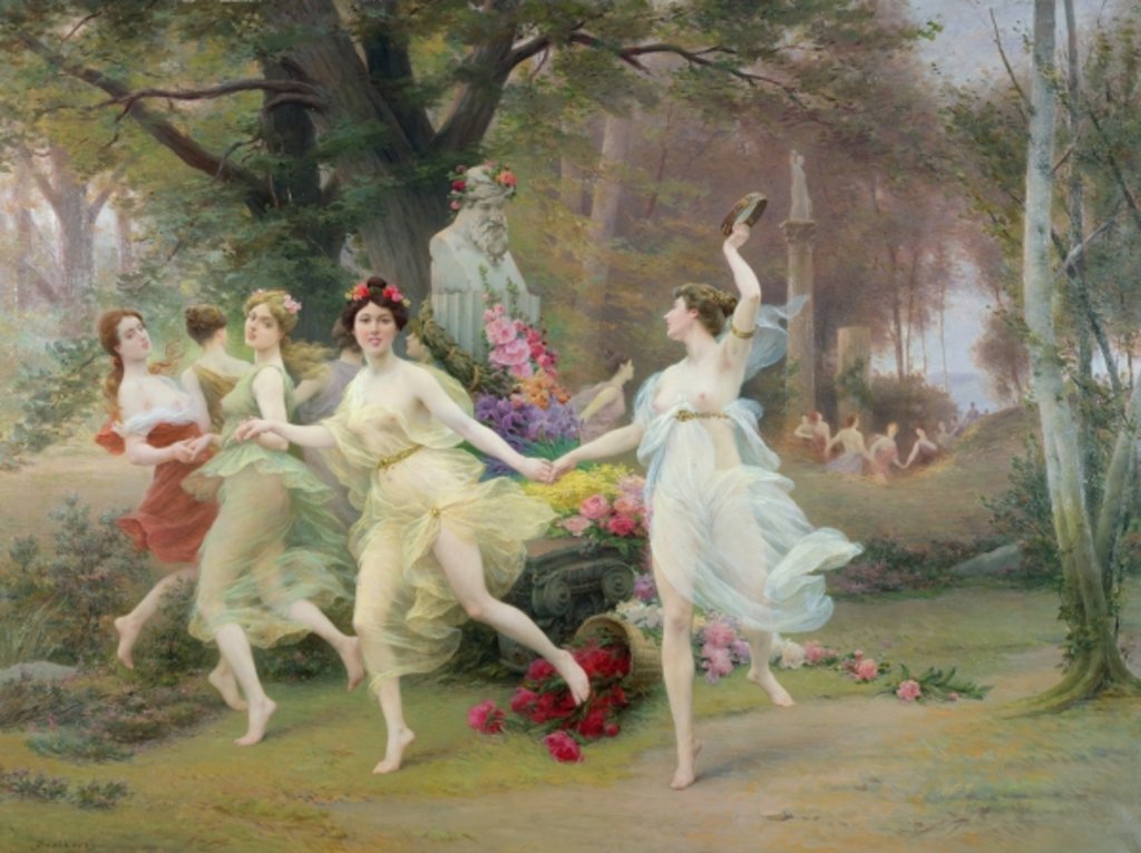 Detail of Dancing in a Circle by Jules Scalbert