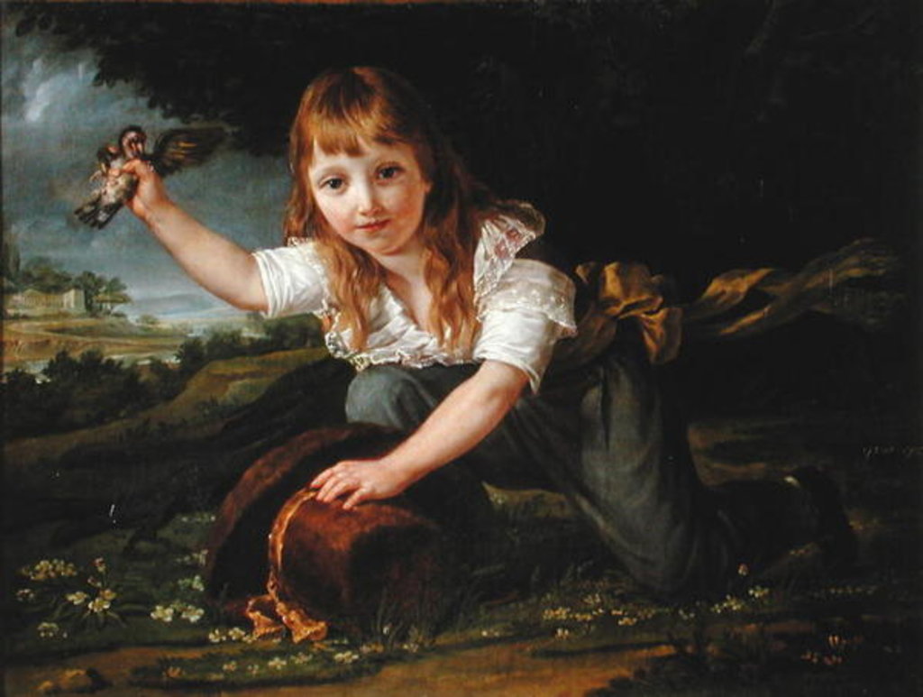 Detail of Portrait of Paulin des Hours Farel, 1793 by Baron Antoine Jean Gros