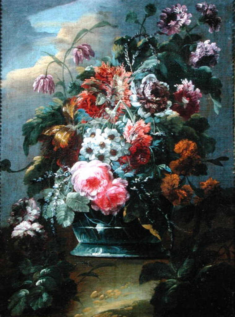 Detail of Flowers by Le Riche