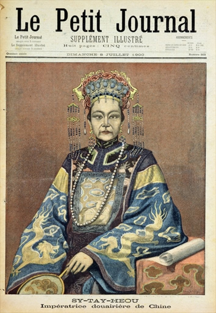 Detail of Tz'U-Hsi Empress Dowager of China by French School