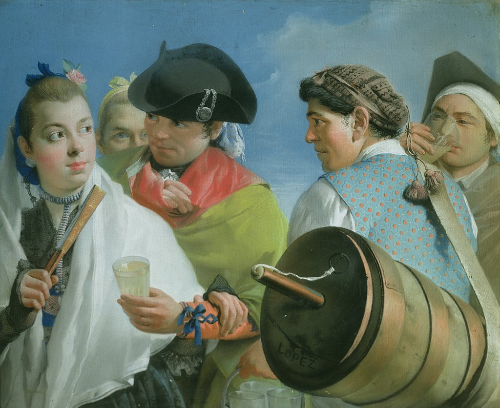 Detail of The Lemonade Seller by Lorenzo Baldissera Tiepolo