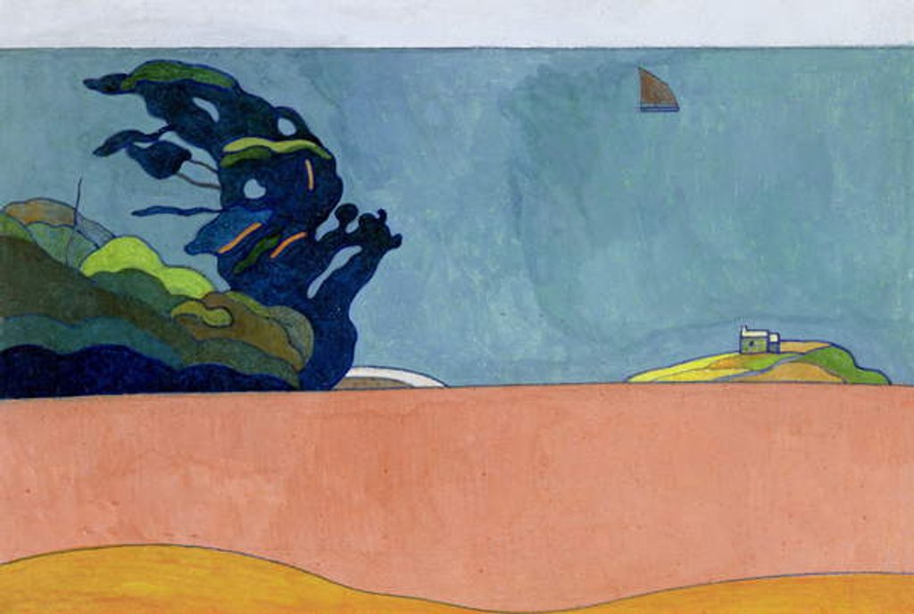 Detail of Pouldu Landscape, c.1892 by Charles Filiger