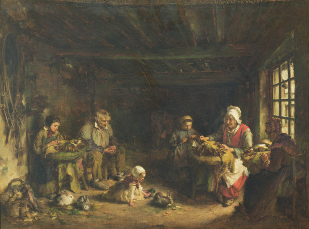 Detail of Lacemakers at Asnieres-sur-Oise by Paul Soyer