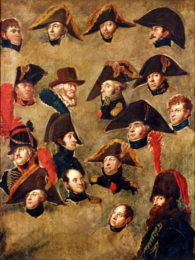 Detail of Generals of the Camp de Boulogne by Gerard van der Puyl