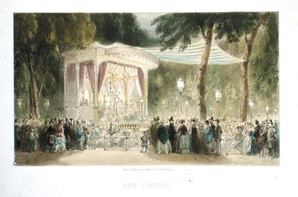 Detail of Cafe Chantant by French School