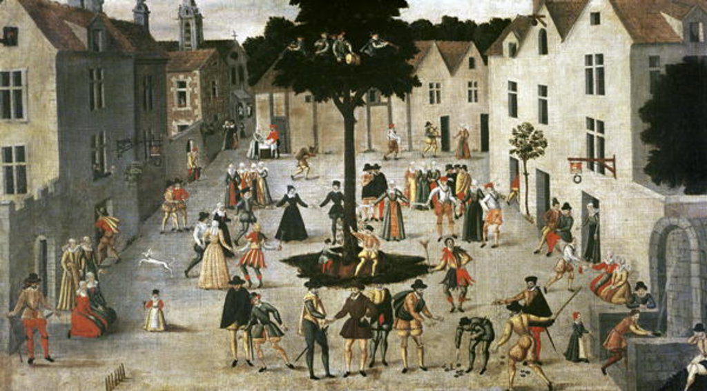 Detail of The May Tree by French School