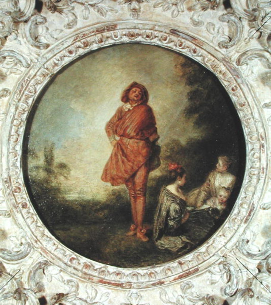 Detail of The Proud Man, 1715 by Jean Antoine Watteau