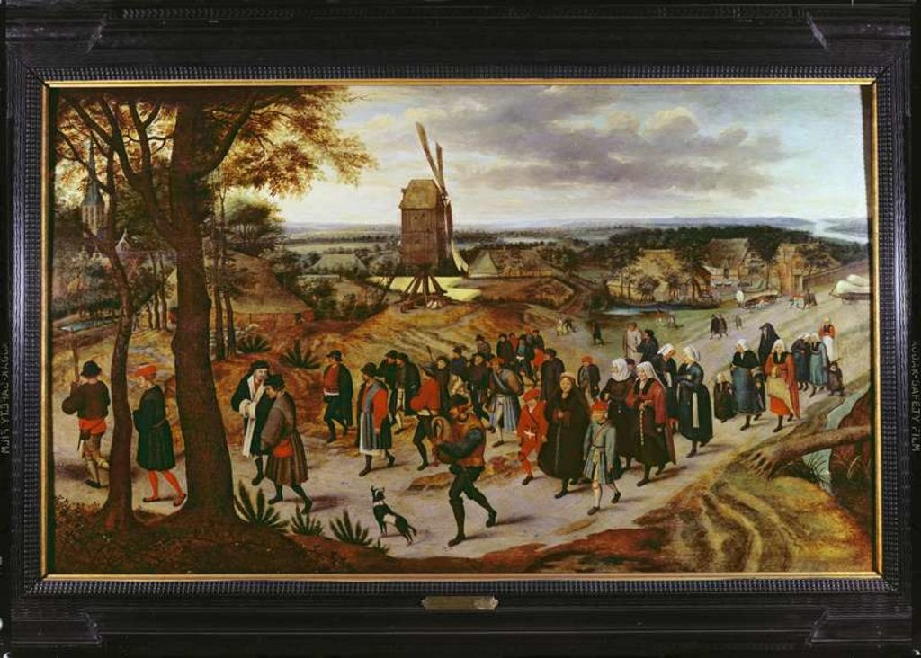 Detail of The Wedding Procession by Pieter the Younger Brueghel