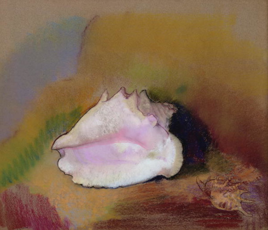 Detail of The Shell, 1912 by Odilon Redon