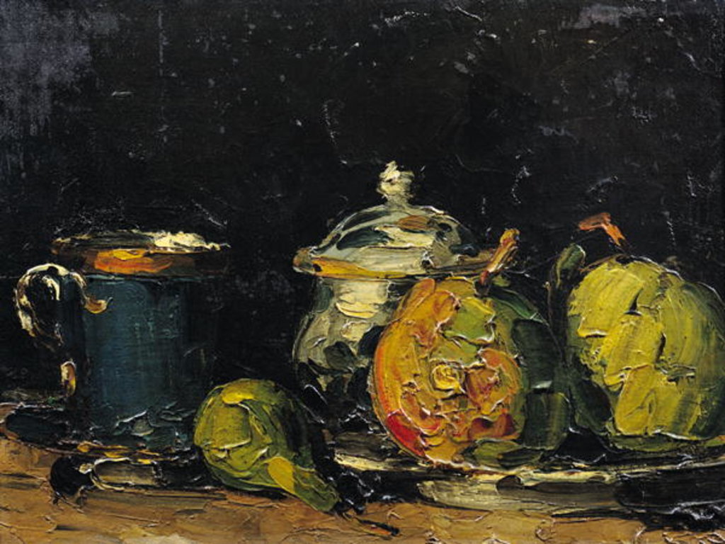 Detail of Still Life, c.1865 by Paul Cezanne