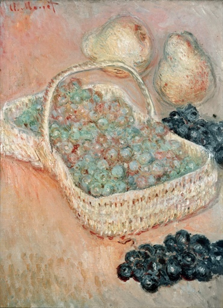 Detail of The Basket of Grapes, 1884 by Claude Monet