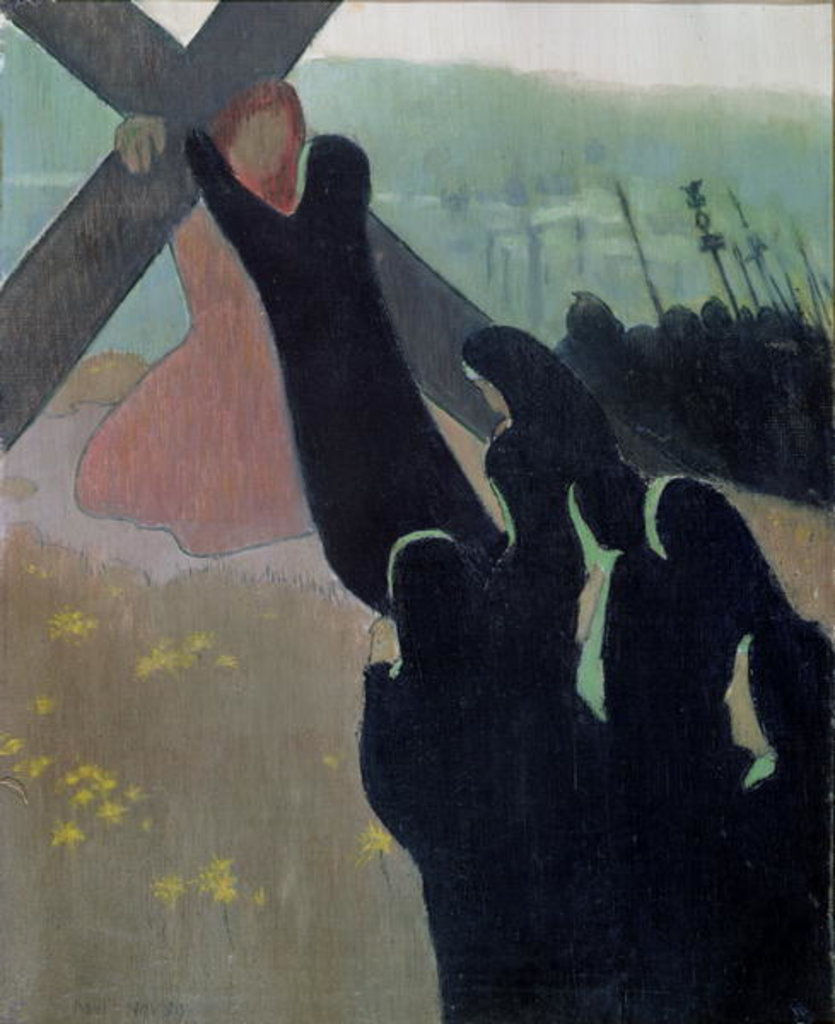 Detail of Calvary or, The Road to Calvary, 1889 by Maurice Denis
