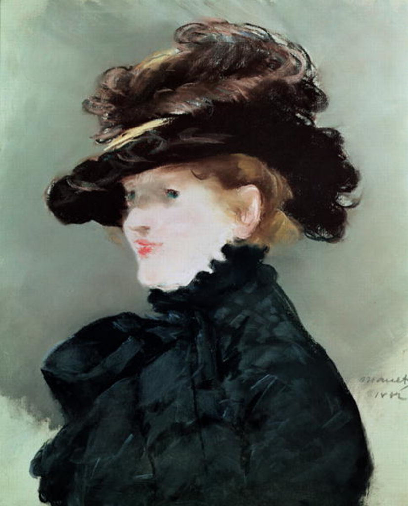 Detail of Portrait of Mery Laurent 1882 by Edouard Manet
