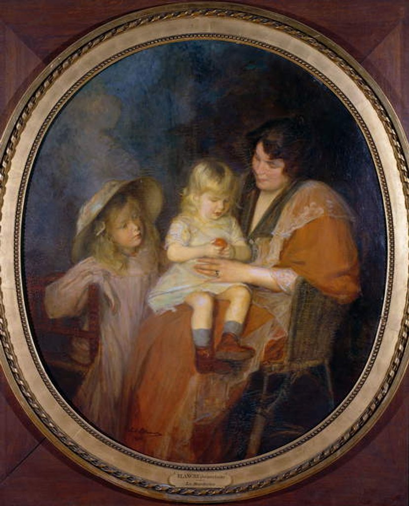 Detail of The Mandarin or, Madame Thawlow and her Children by Jacques-Emile Blanche