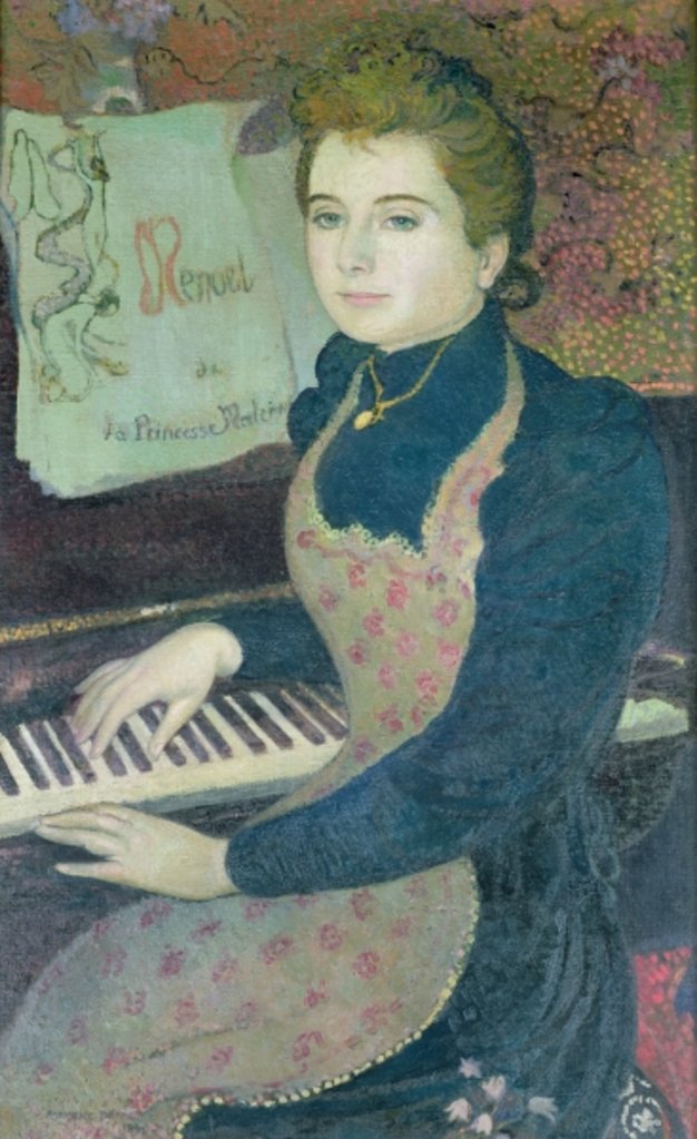 Detail of Marthe at the Piano or, Minuet of Princess Maleine, 1891 by Maurice Denis