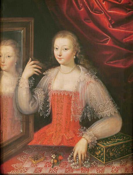 Detail of Portrait of a Woman by French School
