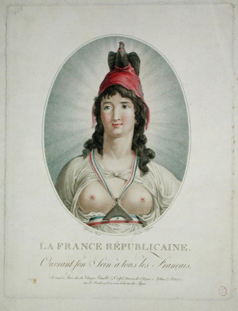 Detail of The French Republican by Simon Louis Boizot