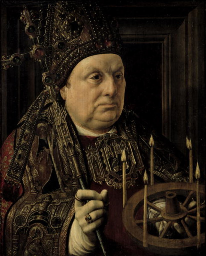 Detail of St. Donatian of Rheims by Jan Gossaert