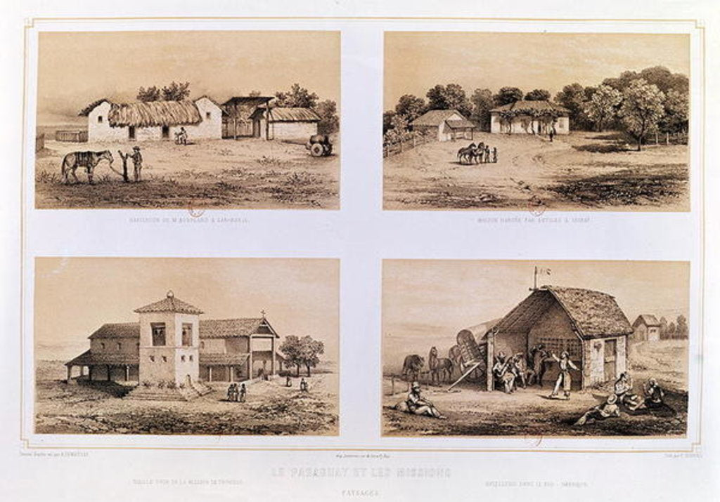Detail of Paraguay and its Missions by A. Demersay