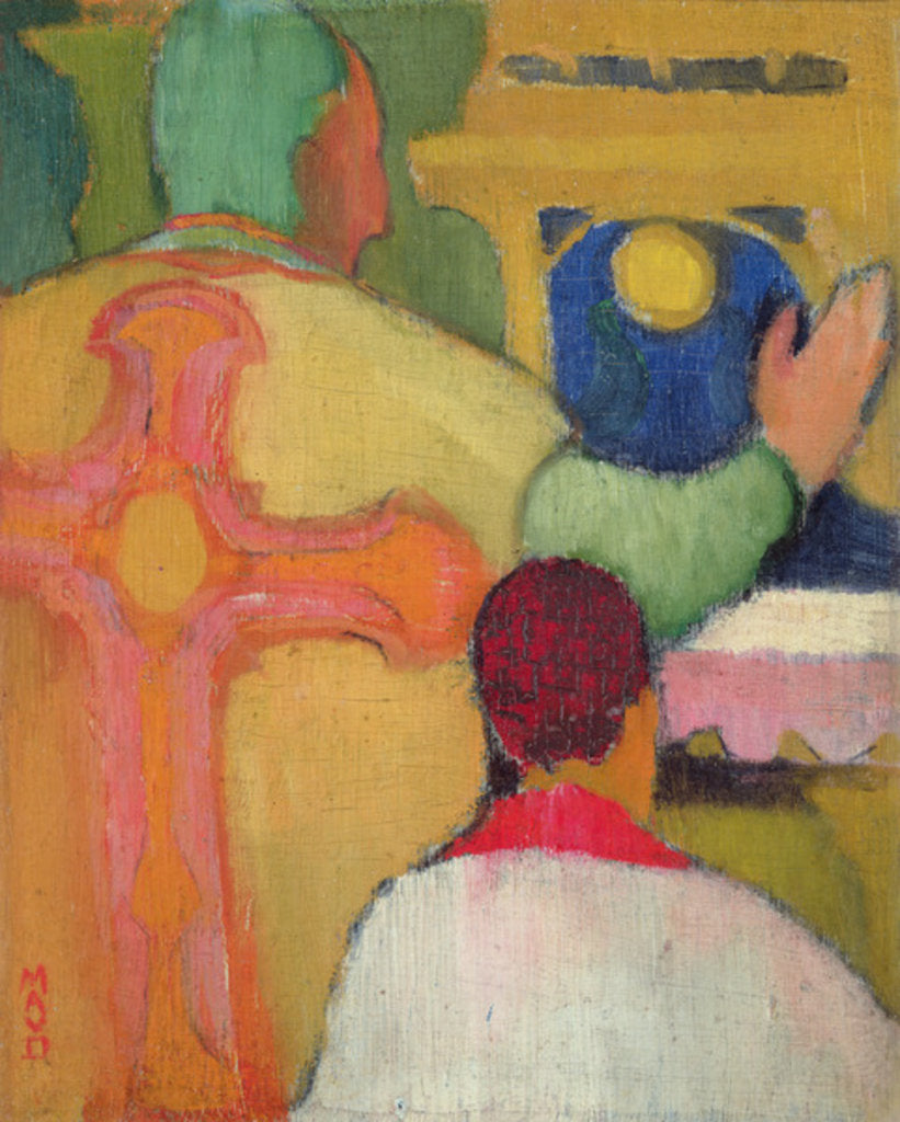 Detail of The Mass, c.1890 by Maurice Denis