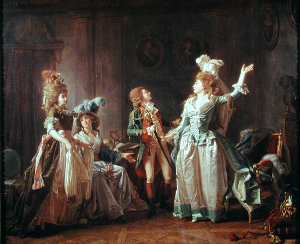 Detail of The Departure of the Dragoon Guard, 1774-1819 by Michel Garnier